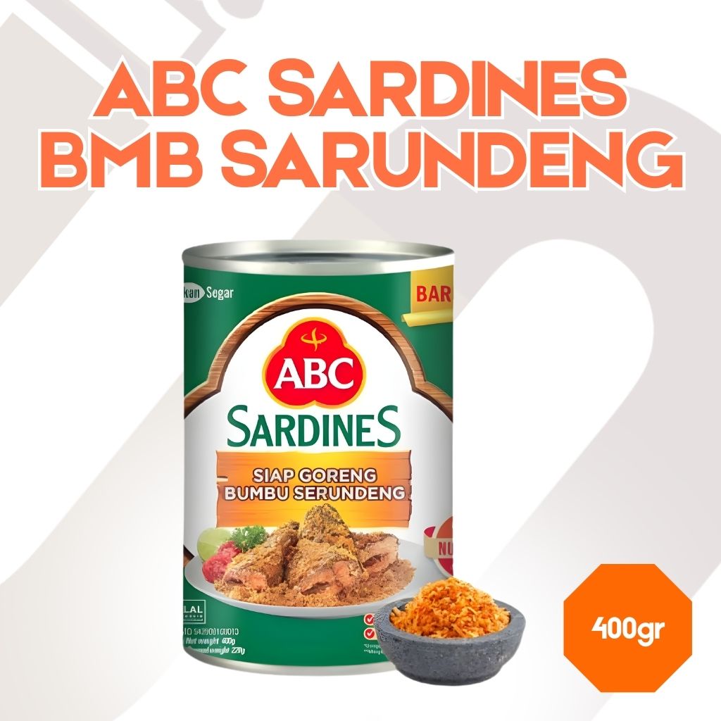 ABC SARDINES BMB SARUNDENG 400G