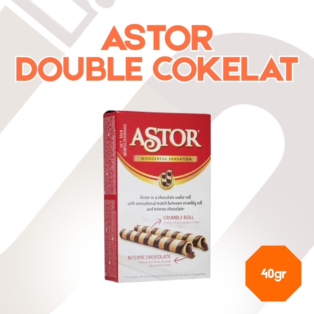 ASTOR DOUBLE COKELAT 40 GR