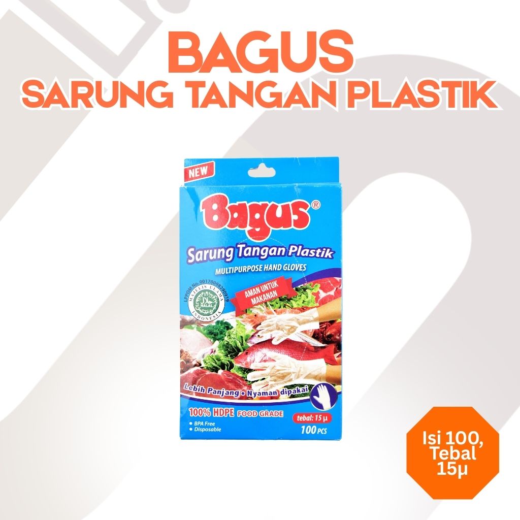 BAGUS SARUNG TANGAN PLASTIK (BIRU)