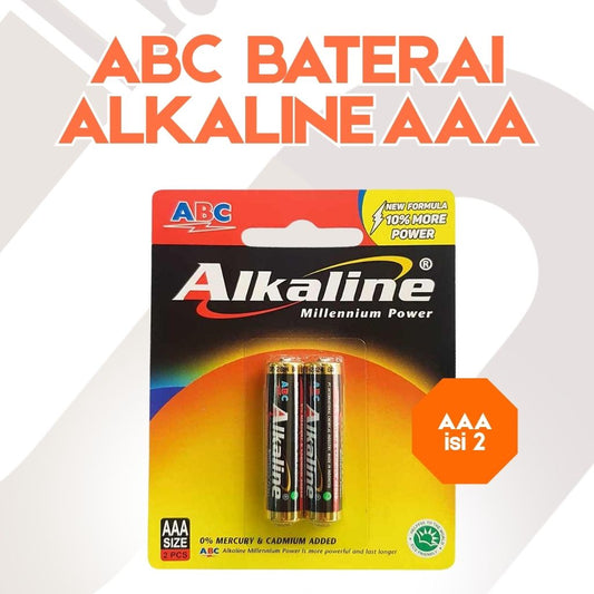 ABC BATERAI ALKALINE AAA 2