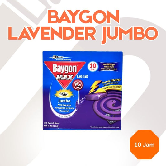 BAYGON LAVENDER JUMBO 10 JAM