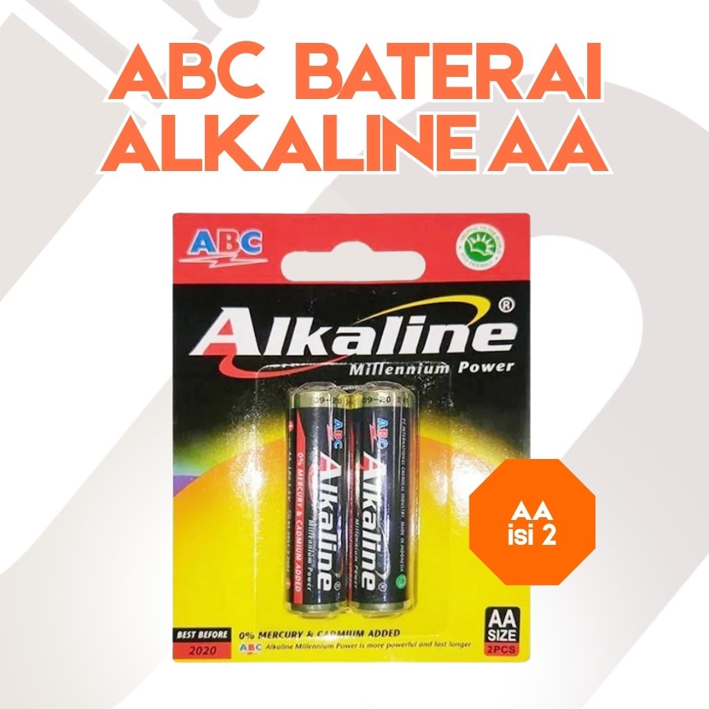 ABC BATERAI ALKALINE AA 2