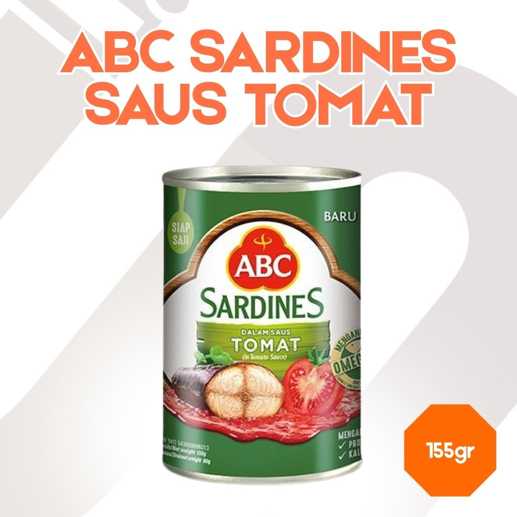 ABC SARDINES SAUS TOMAT 155GR